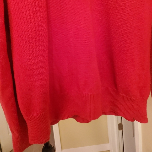 Men's Express Red Sweater Medium - Picture 7 of 7